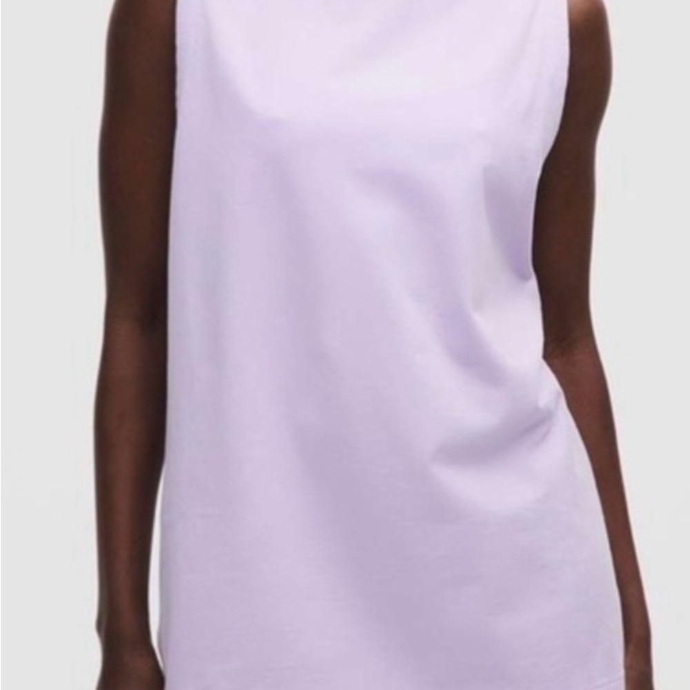 Lululemon All Yours Organic Cotton Tank, Small, Lavender Frost, NWT